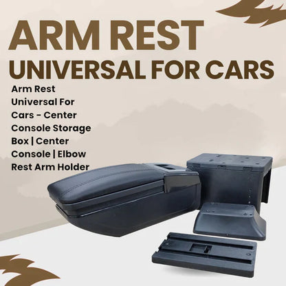 Arm Rest Universal For Cars - Center Console Storage Box