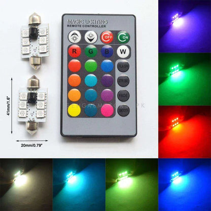 RGB Multi Color SMD Interior Dome Light