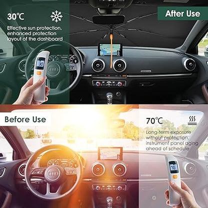 360° Rotation Car Windshield Sun Shade Umbrella