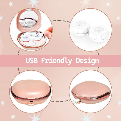 Ultrasonic Portable Contact Lens Cleaner Rechargeable