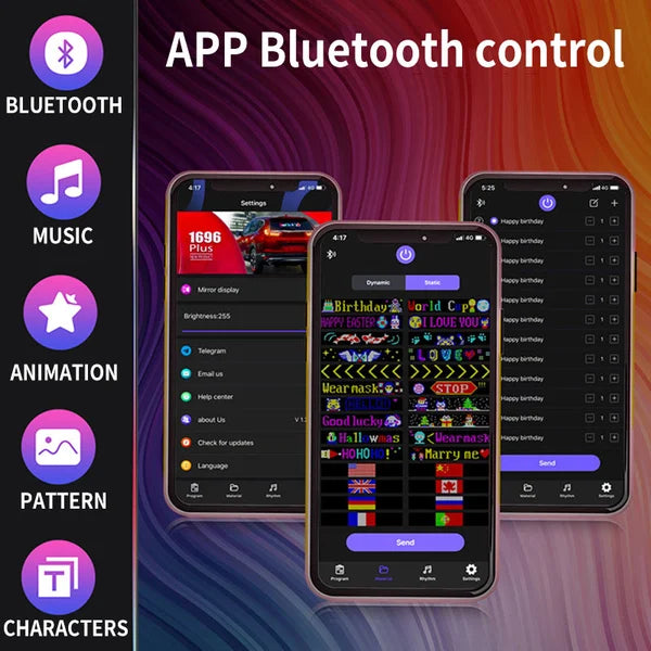 App Control Led Flexible Display
